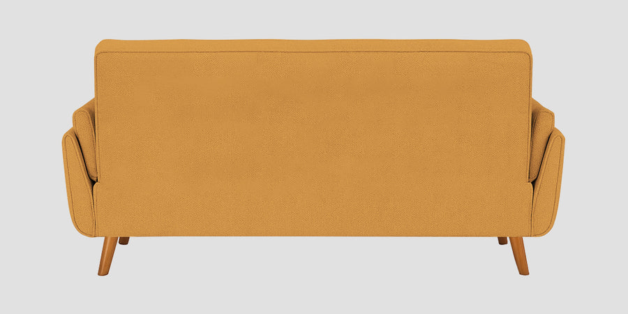 Melano Fabric 3 Seater Sofa In Mellow Yellow Colour - Febonic Living