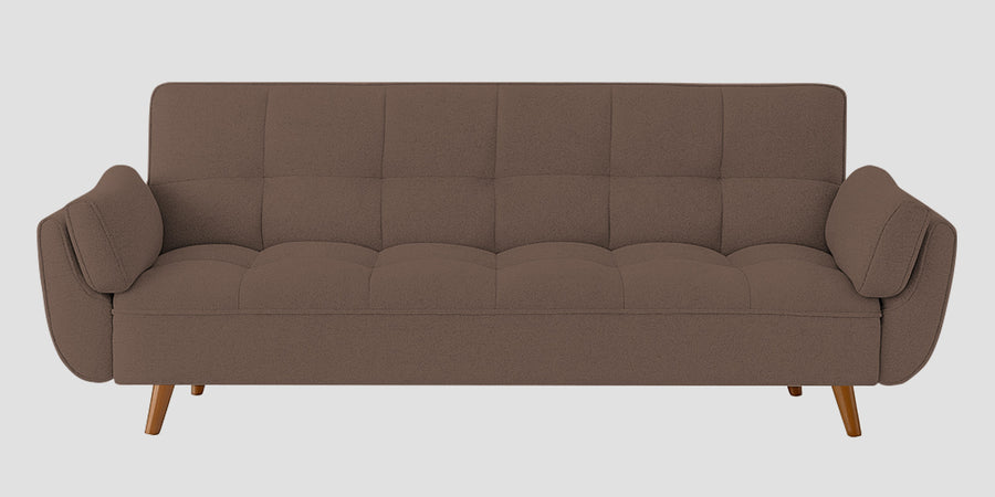 Melano Fabric 3 Seater Sofa In Toffee Brown Colour - Febonic Living
