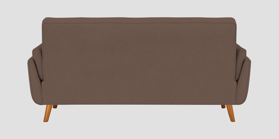 Melano Fabric 3 Seater Sofa In Toffee Brown Colour - Febonic Living