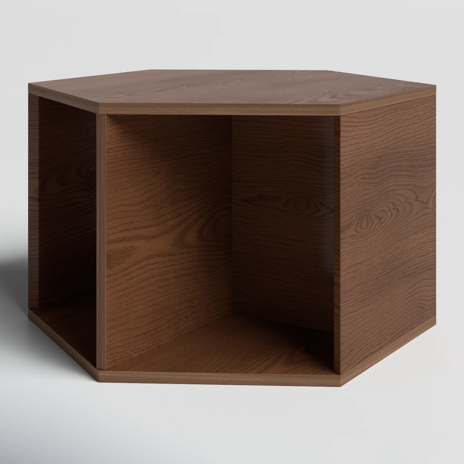 Melva Coffee Table In Oral Wallnut Finish