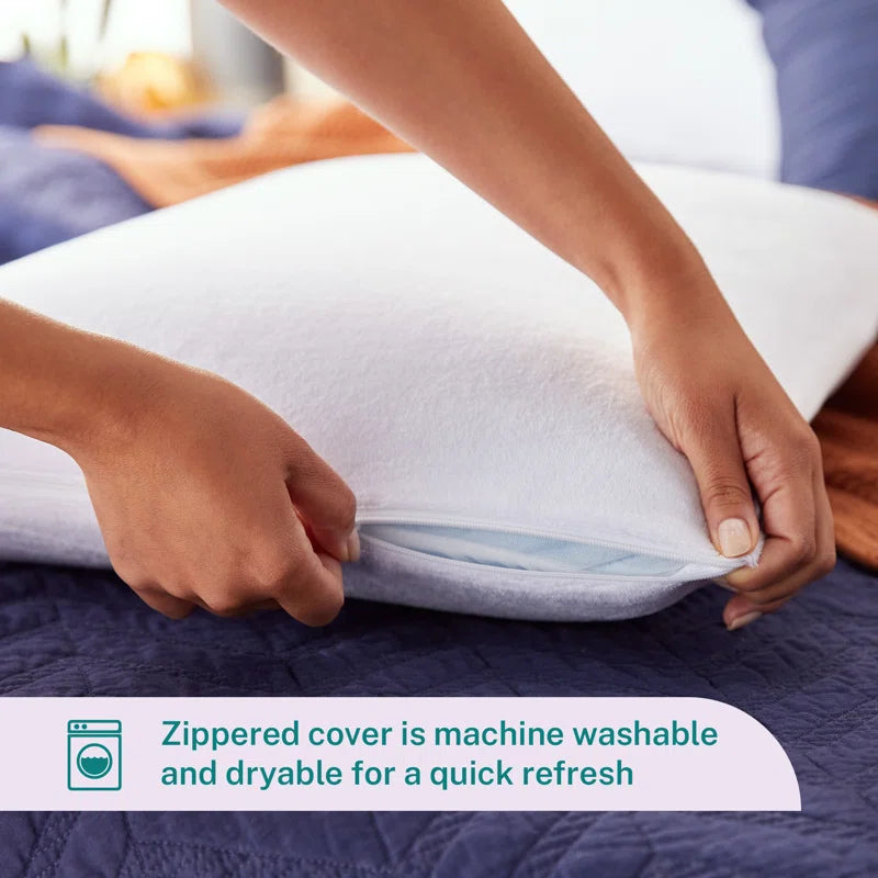 Omkar Shredded (12x20) Memory Foam Pillows (Pack of 2) - Febonic Living