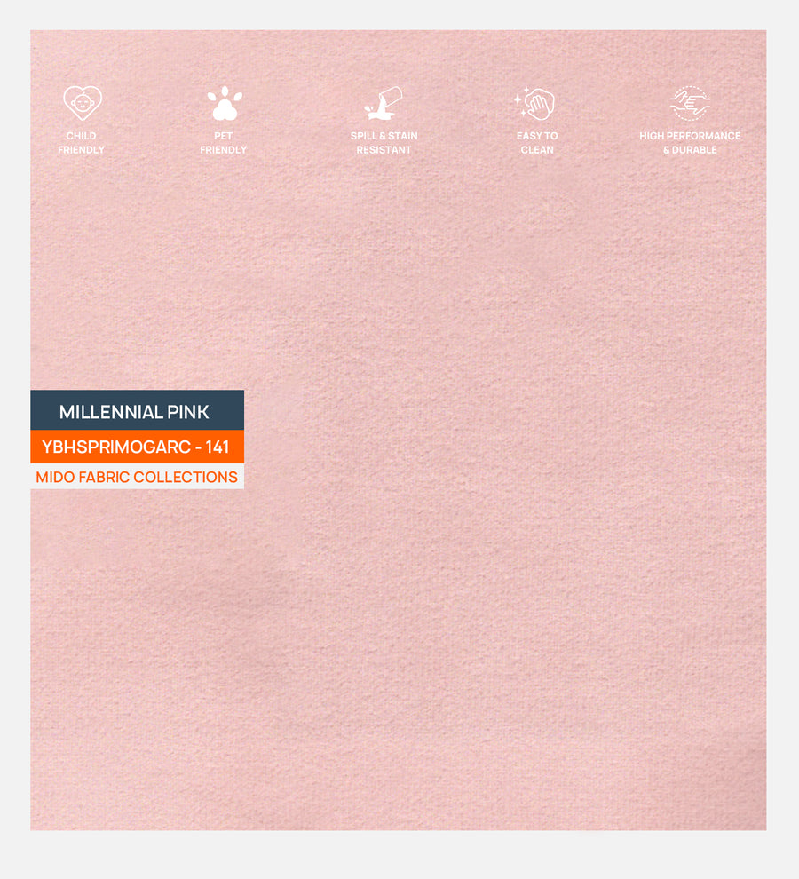 Suri Velvet Wing Chair In Millennial Pink Colour - Febonic Living