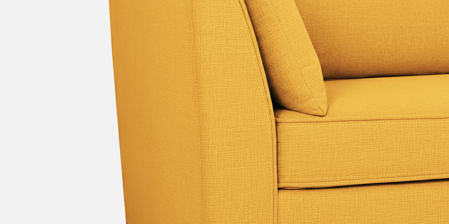 Miranda Fabric 3 Seater Sofa In Bold Yellow Colour - Febonic Living