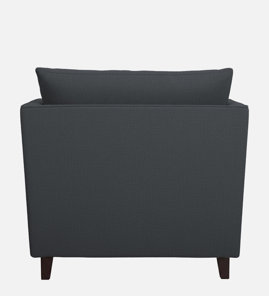 Miranda Fabric 1 Seater Sofa In Charcoal Grey Colour - Febonic Living