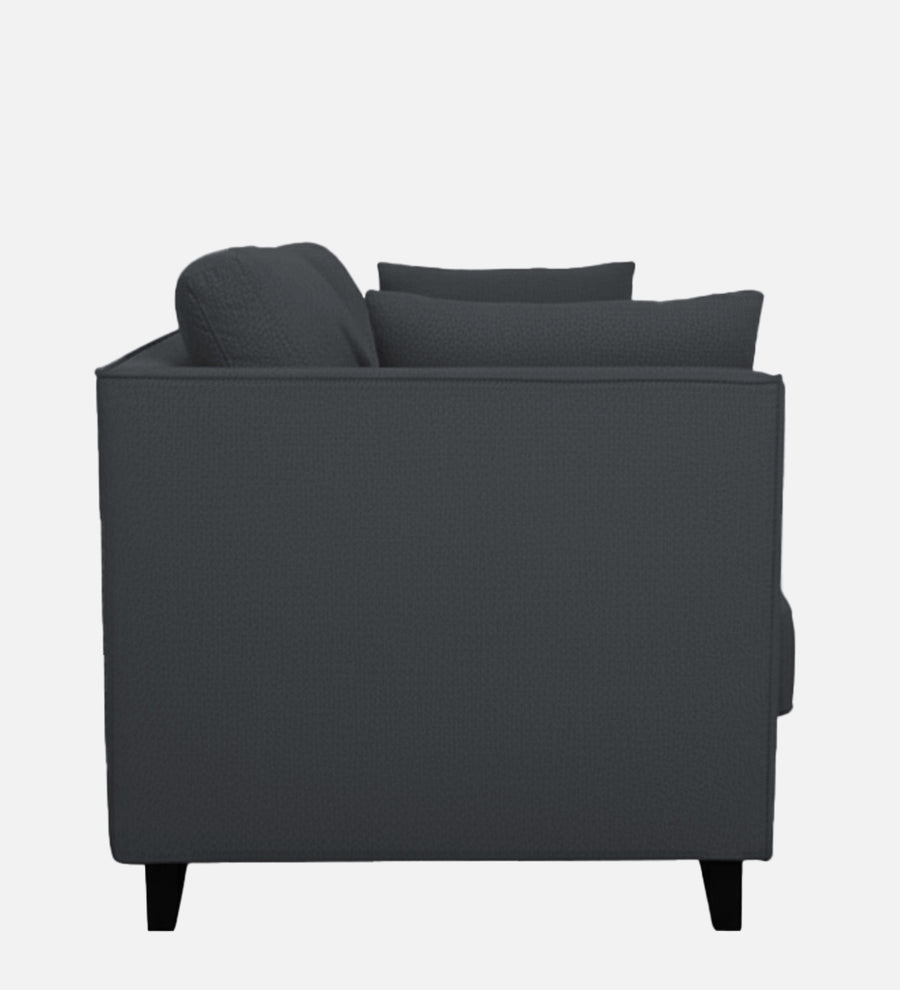 Miranda Fabric 1 Seater Sofa In Charcoal Grey Colour - Febonic Living