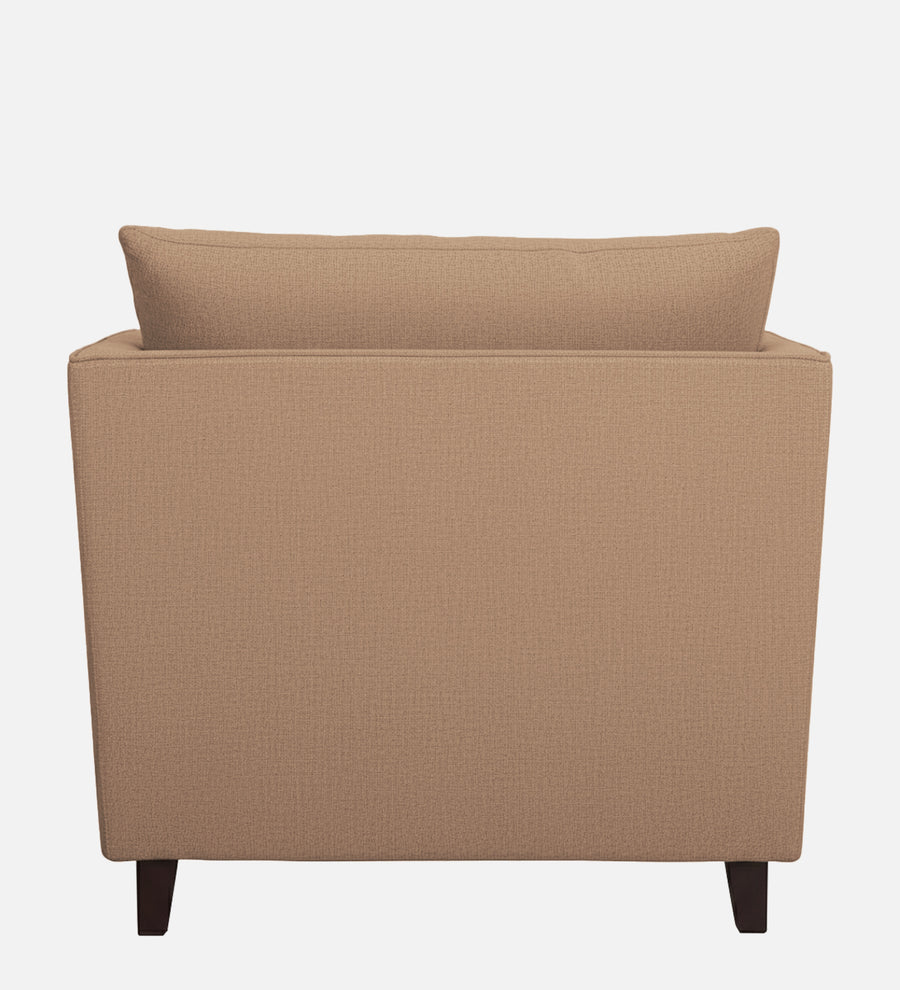 Miranda Fabric 1 Seater Sofa In Cosmic Beige Colour - Febonic Living