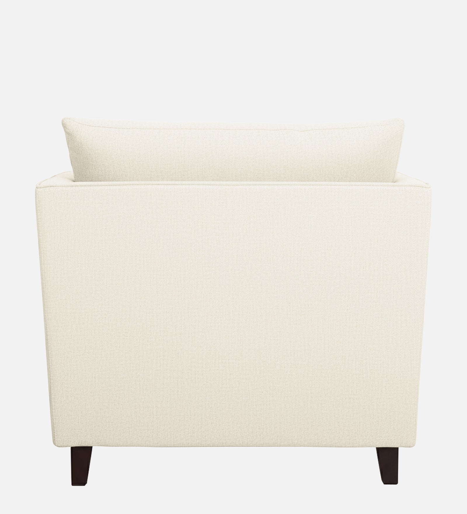 Miranda Fabric 1 Seater Sofa In Ivory Cream Colour