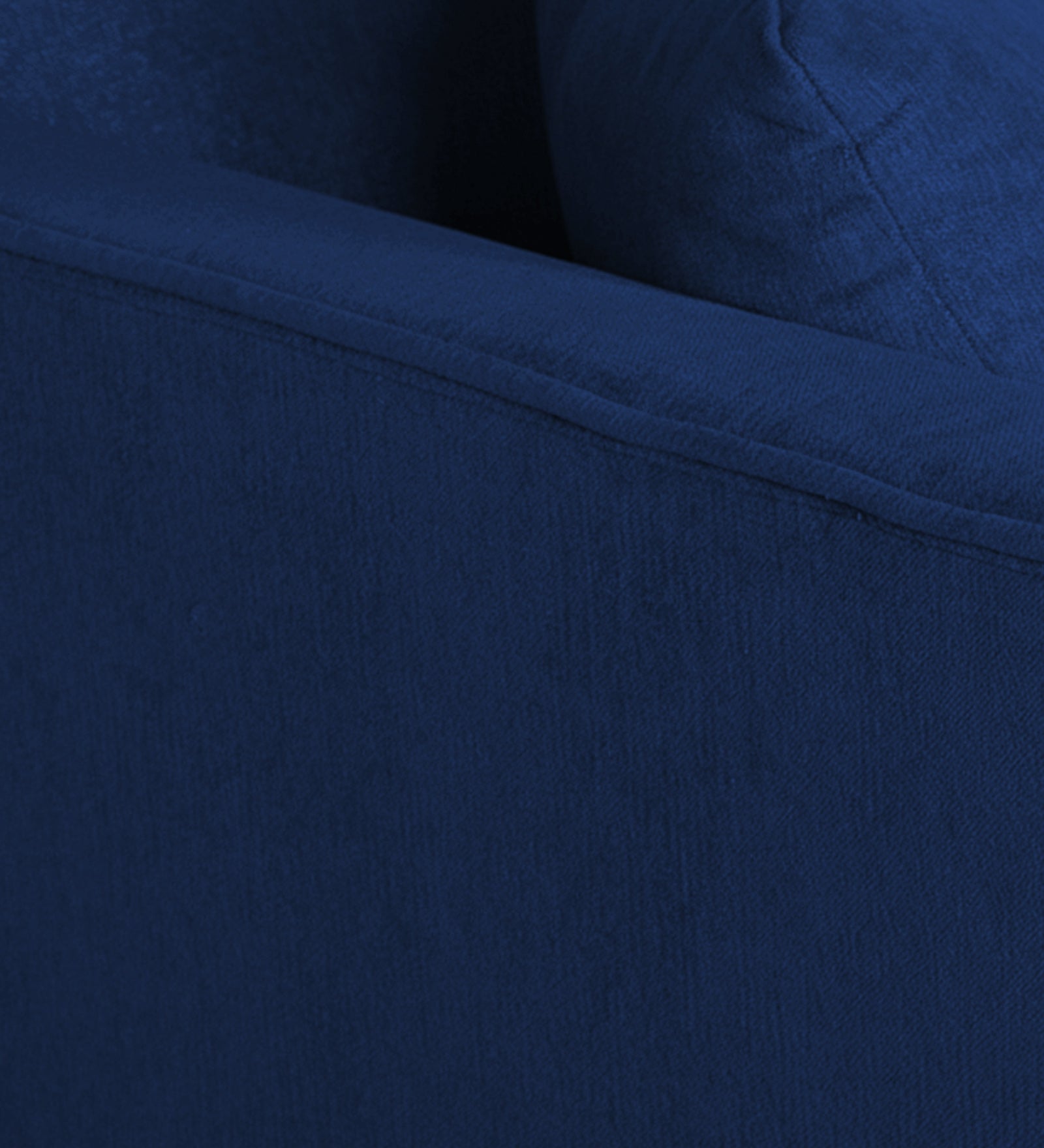 Miranda Fabric 1 Seater Sofa In Royal Blue Colour