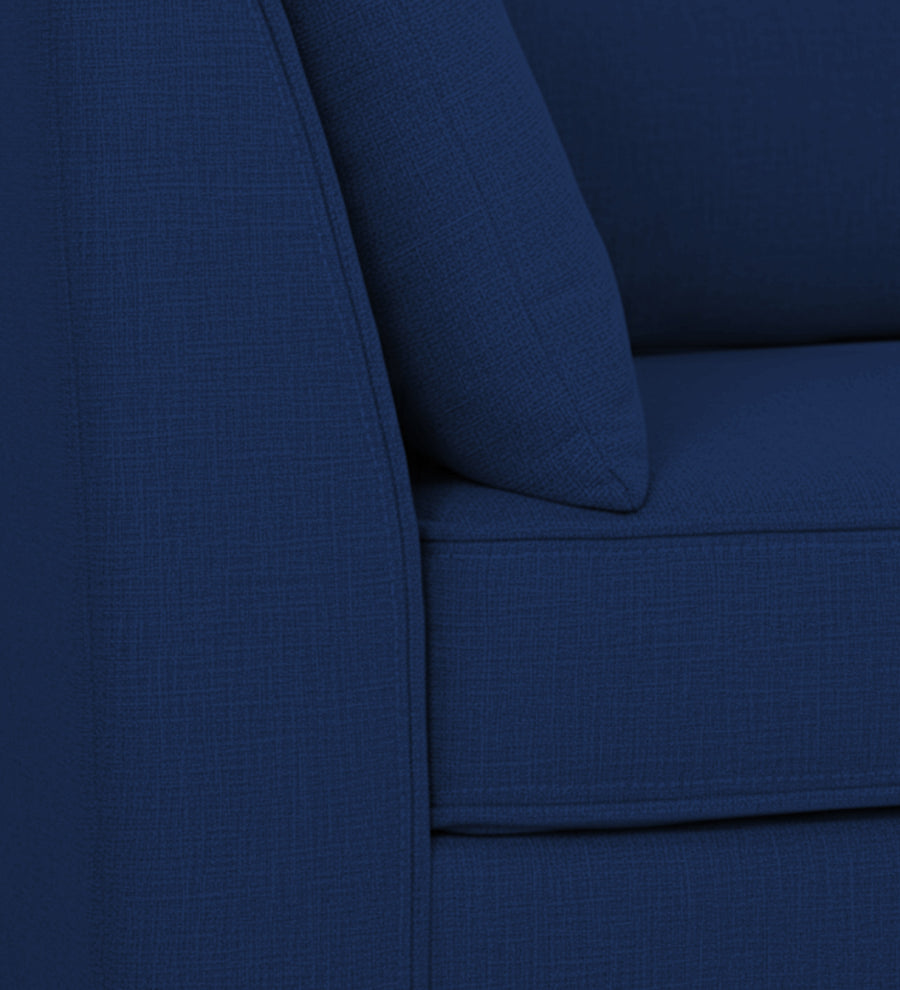 Miranda Fabric 1 Seater Sofa In Royal Blue Colour - Febonic Living