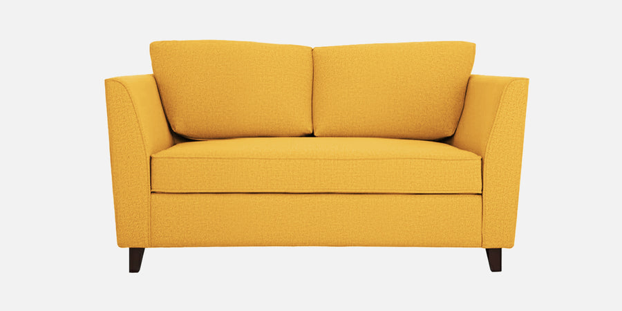 Miranda Fabric 2 Seater Sofa In Bold Yellow Colour - Febonic Living