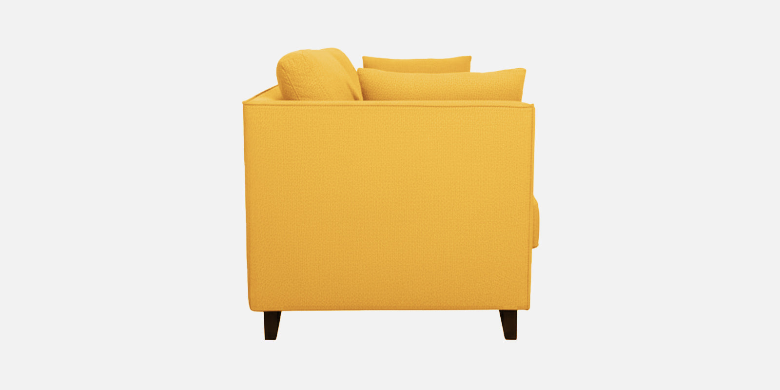 Miranda Fabric 2 Seater Sofa In Bold Yellow Colour