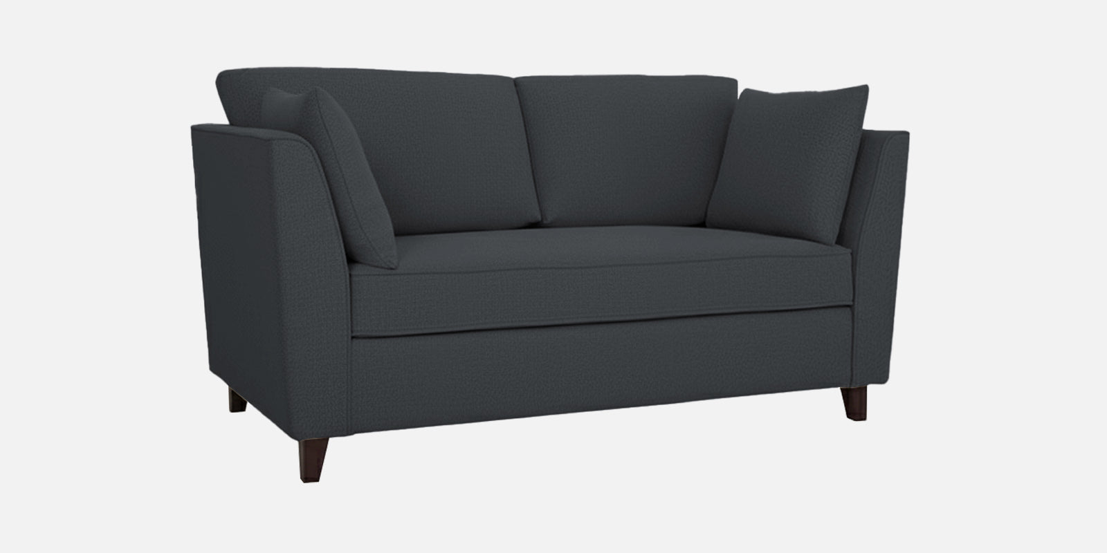 Miranda Fabric 2 Seater Sofa In Charcoal Grey Colour