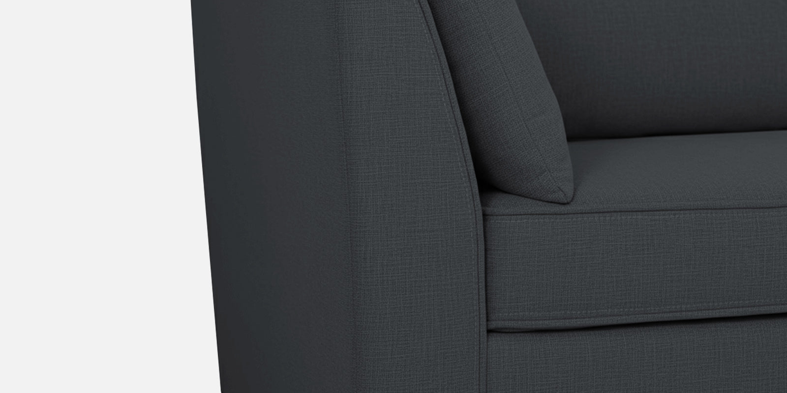 Miranda Fabric 2 Seater Sofa In Charcoal Grey Colour