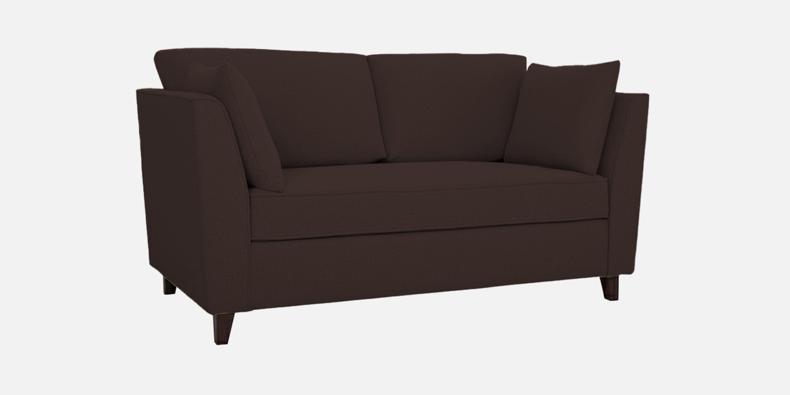 Miranda Fabric 2 Seater Sofa In Coffee Brown Colour