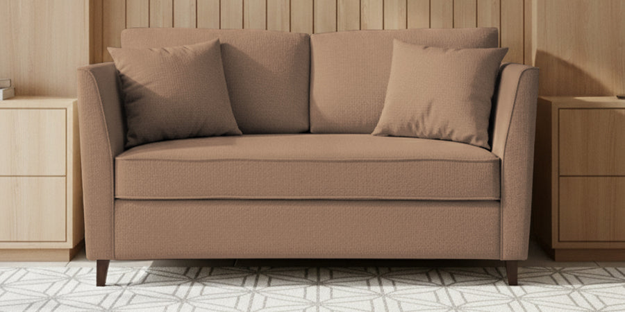 Miranda Fabric 2 Seater Sofa In Cosmic Beige Colour - Febonic Living