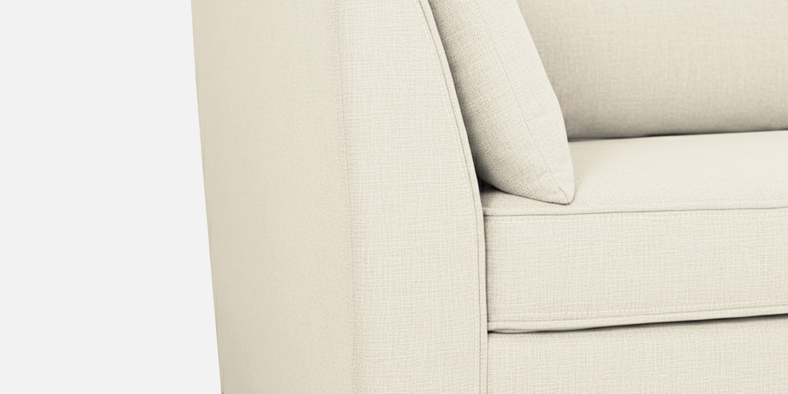 Miranda Fabric 2 Seater Sofa In Ivory Cream Colour