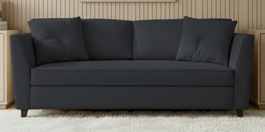 Miranda Fabric 3 Seater Sofa In Charcoal Grey Colour - Febonic Living