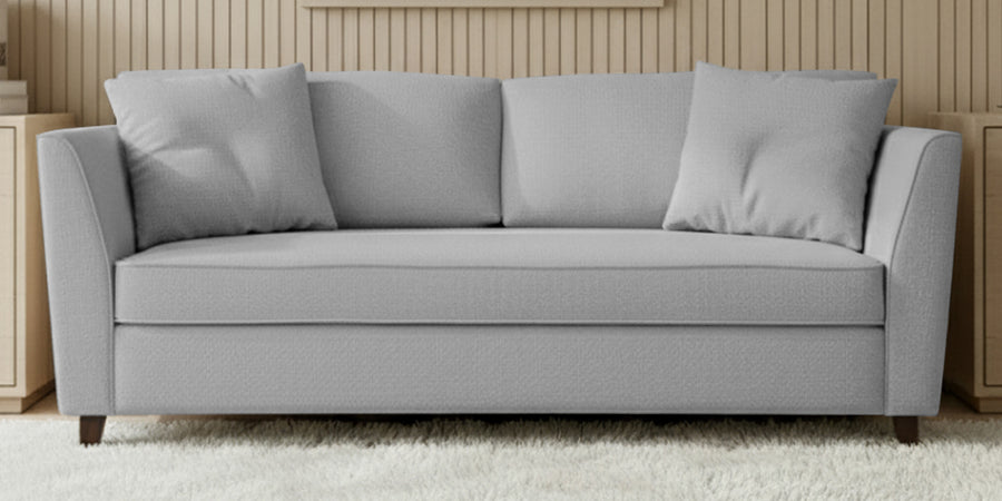 Miranda Fabric 3 Seater Sofa In Lit Grey Colour - Febonic Living