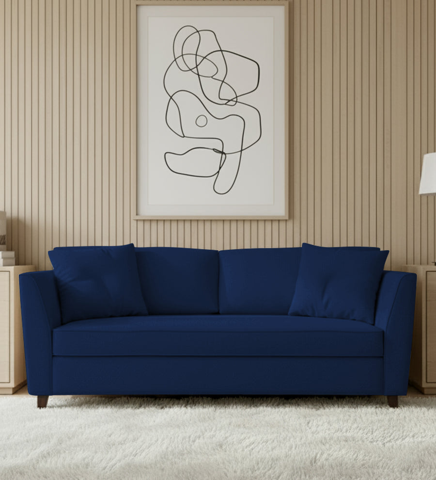 Miranda 3 Seater Fabric Sofa - Royal Blue by Febonic Living