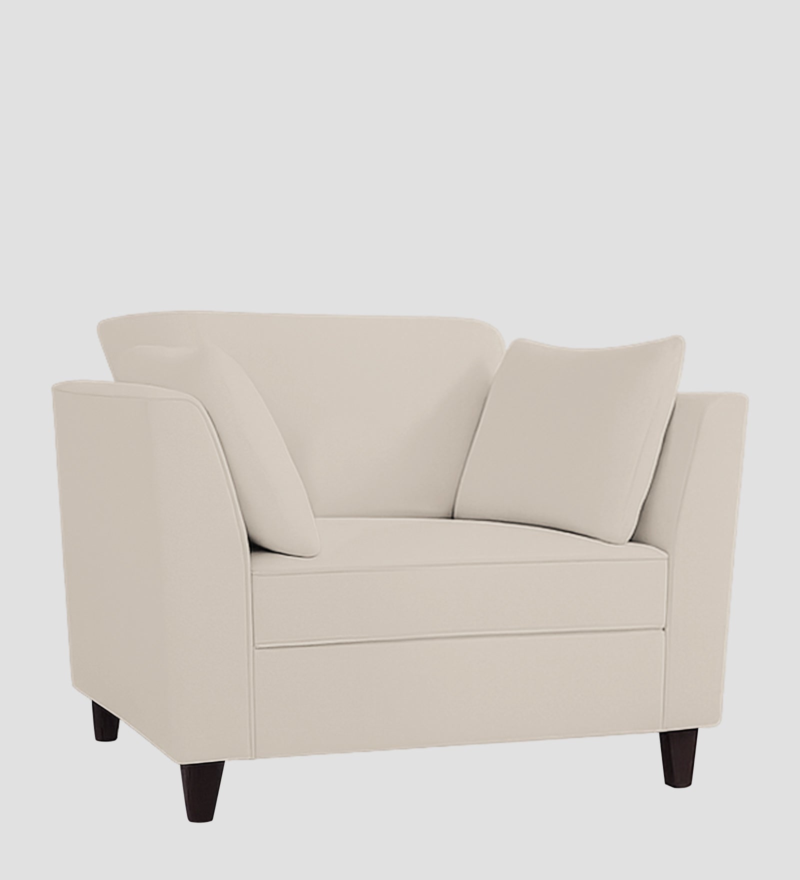 Miranda Velvet 1 Seater Sofa In Camel Beige Colour