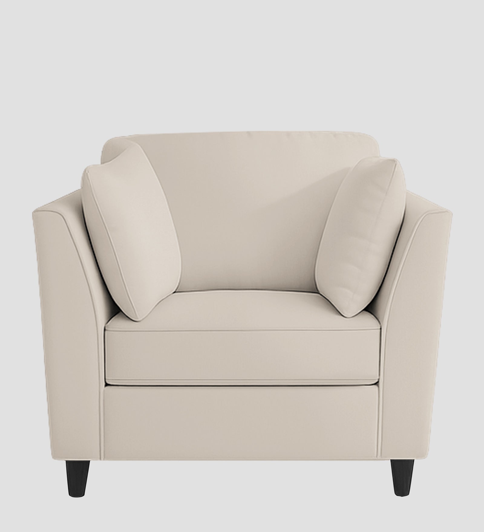 Miranda Velvet 1 Seater Sofa In Camel Beige Colour