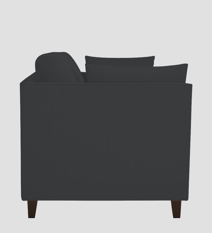 Miranda Velvet 1 Seater Sofa In Davy Grey Colour - Febonic Living