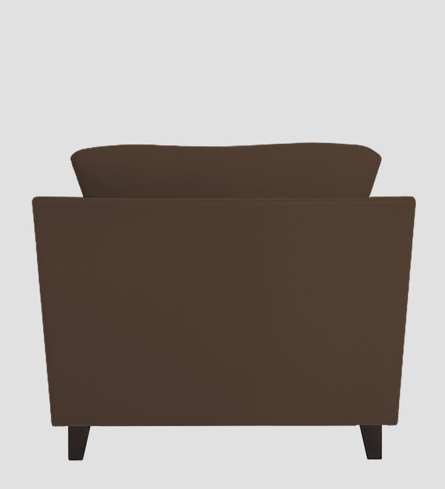 Miranda Velvet 1 Seater Sofa In Mocha Brown Colour - Febonic Living