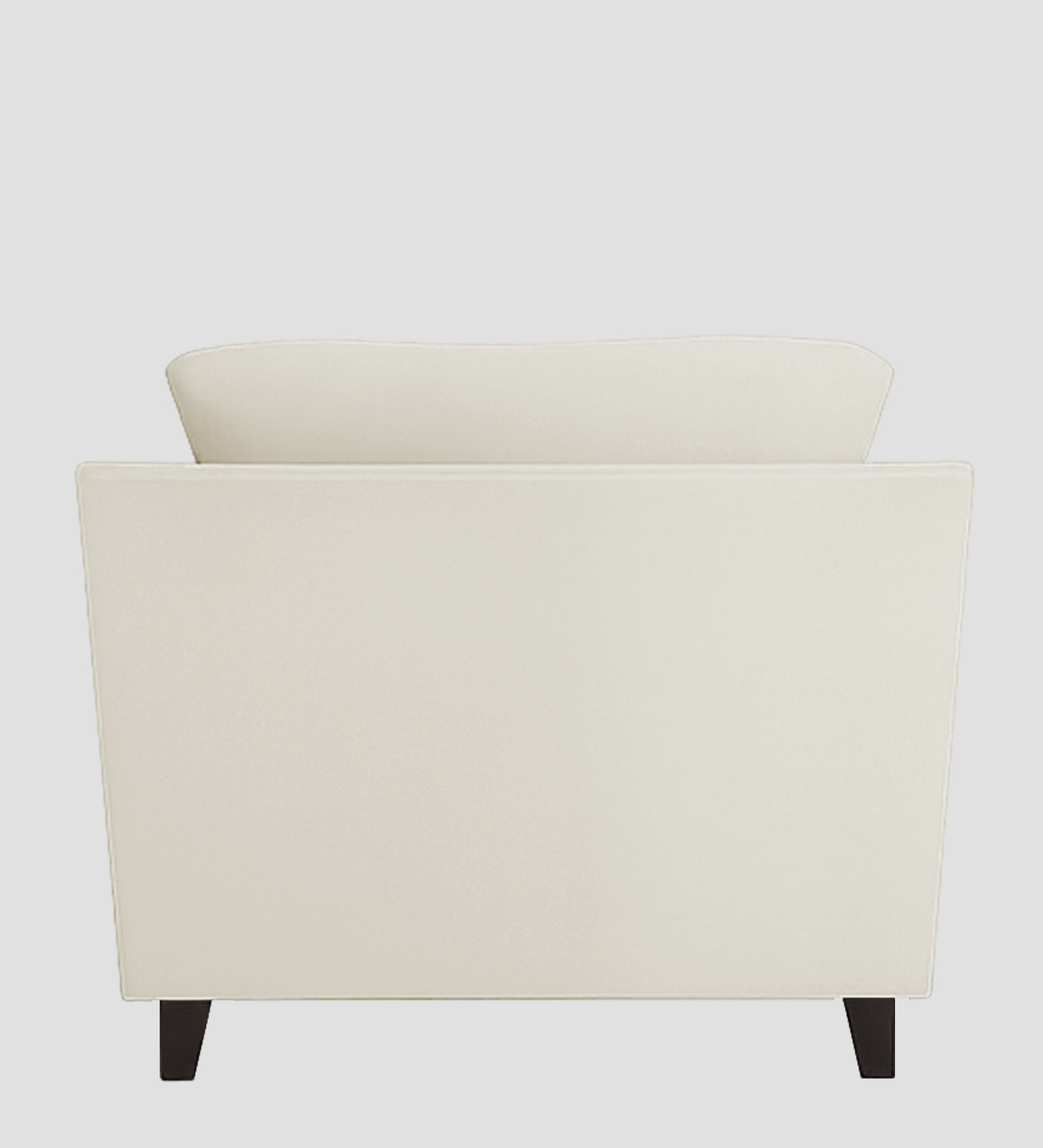 Miranda Velvet 1 Seater Sofa In Warm White Colour