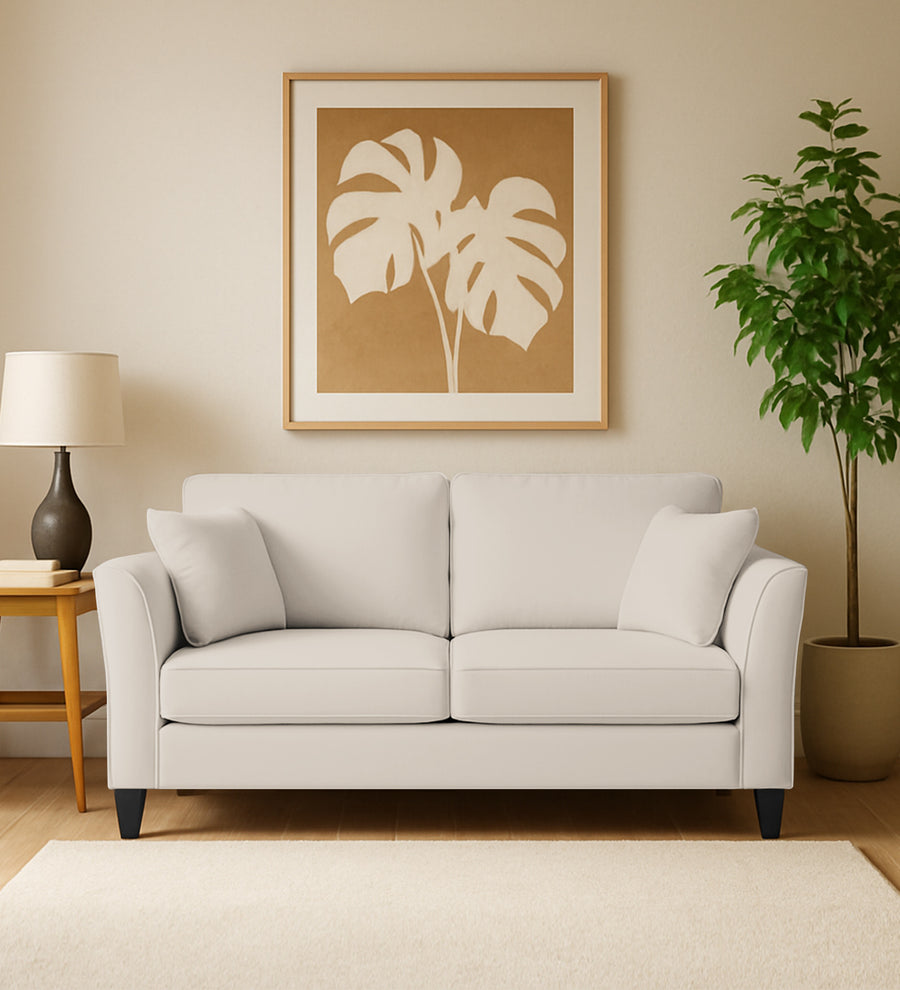 Miranda  2 Seater Velvet Sofa - Camel Beige by Febonic Living