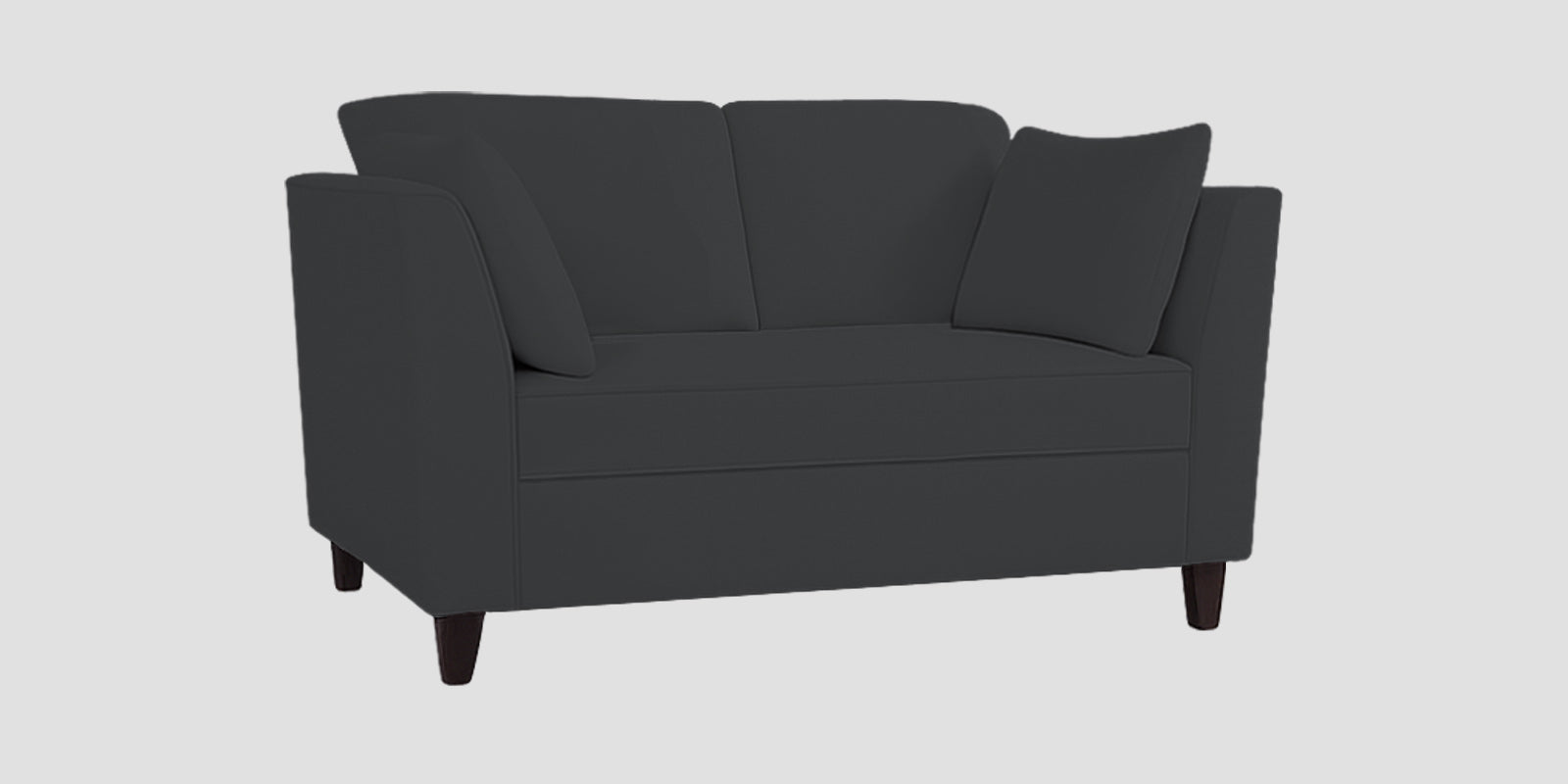 Miranda Velvet 2 Seater Sofa In Davy Grey Colour