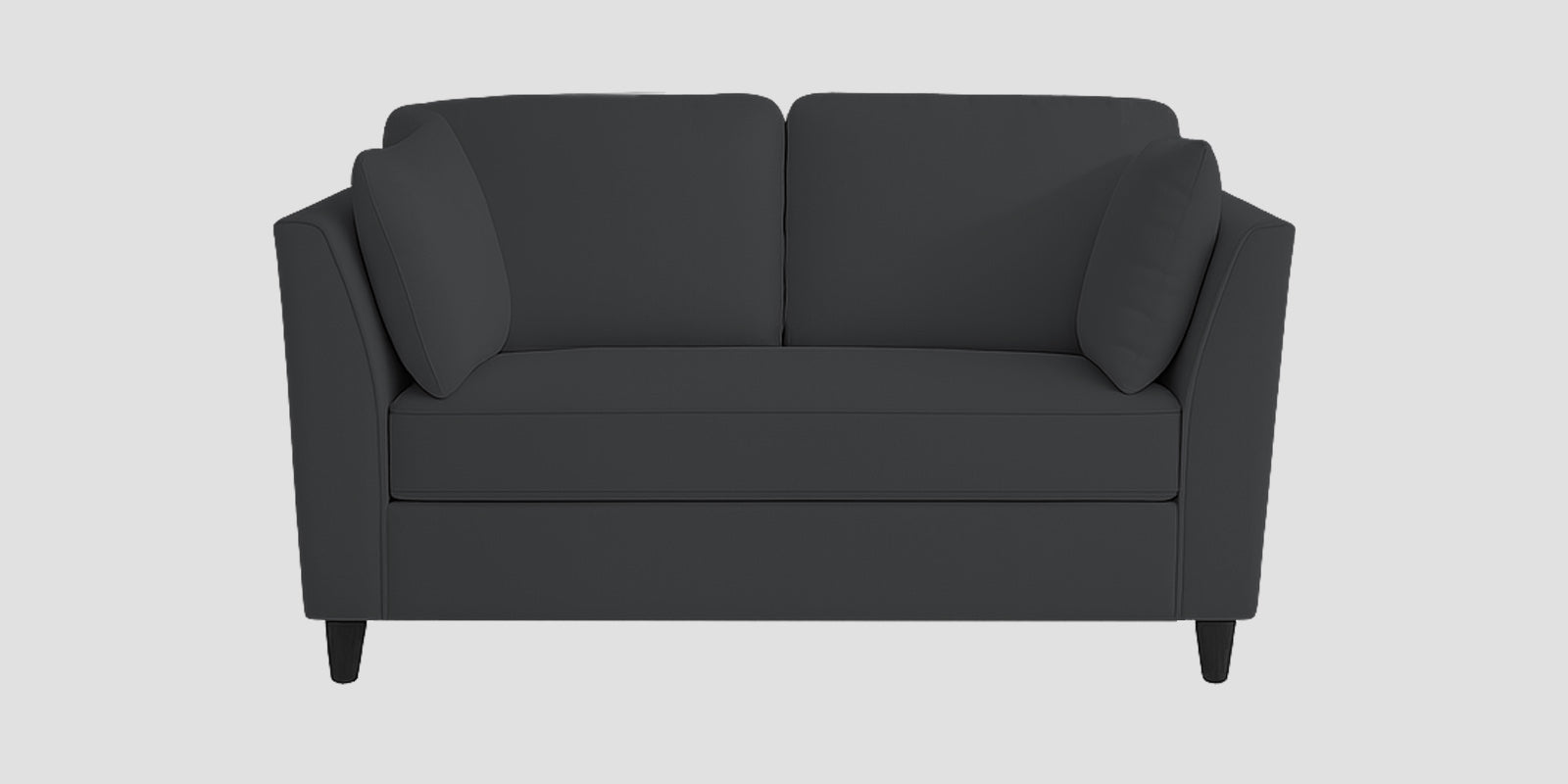 Miranda Velvet 2 Seater Sofa In Davy Grey Colour