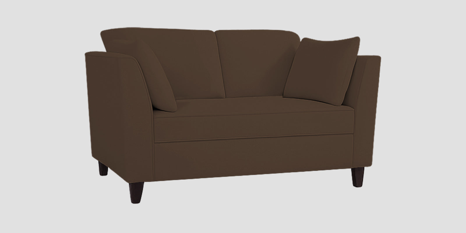 Miranda Velvet 2 Seater Sofa In Mocha Brown Colour