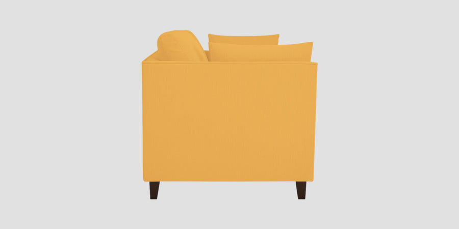 Miranda Velvet 2 Seater Sofa In Turmeric Yellow Colour - Febonic Living