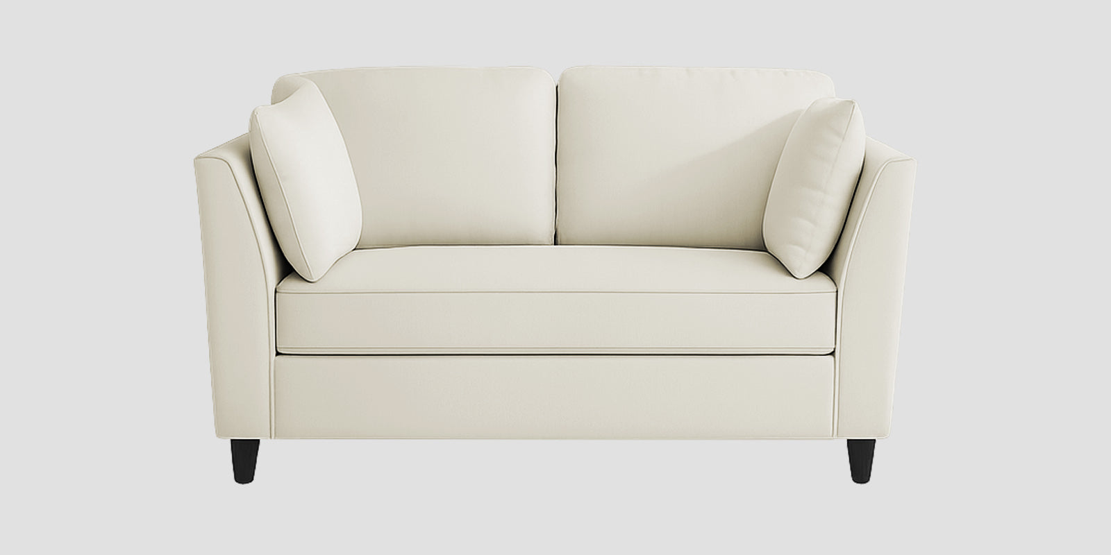 Miranda Velvet 2 Seater Sofa In Warm White Colour