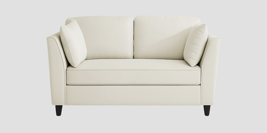 Miranda Velvet 2 Seater Sofa In Warm White Colour - Febonic Living