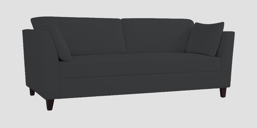 Miranda Velvet 3 Seater Sofa In Davy Grey Colour - Febonic Living