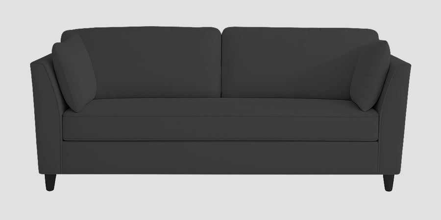Miranda Velvet 3 Seater Sofa In Davy Grey Colour - Febonic Living