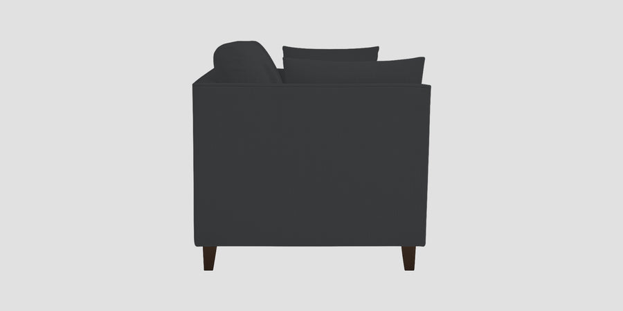Miranda Velvet 3 Seater Sofa In Davy Grey Colour - Febonic Living