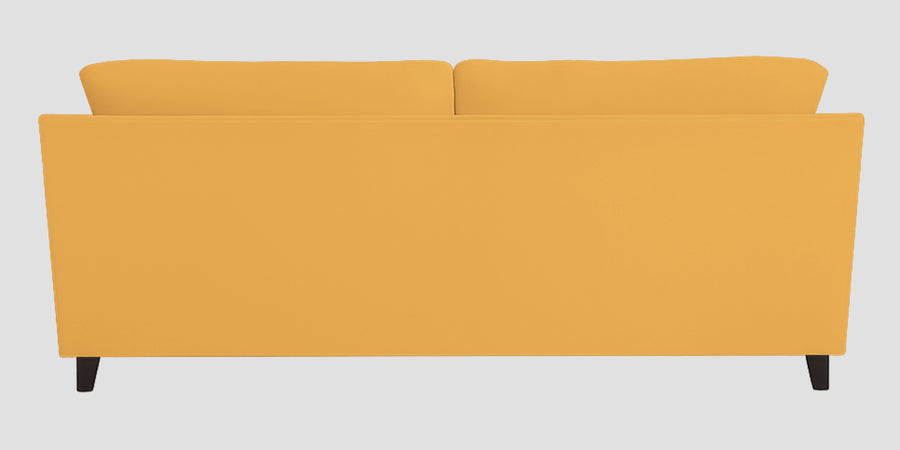 Miranda Velvet 3 Seater Sofa In Turmeric Yellow Colour - Febonic Living