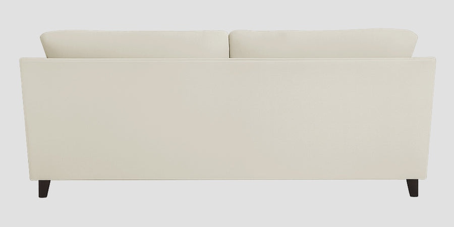 Miranda Velvet 3 Seater Sofa In Warm White Colour - Febonic Living