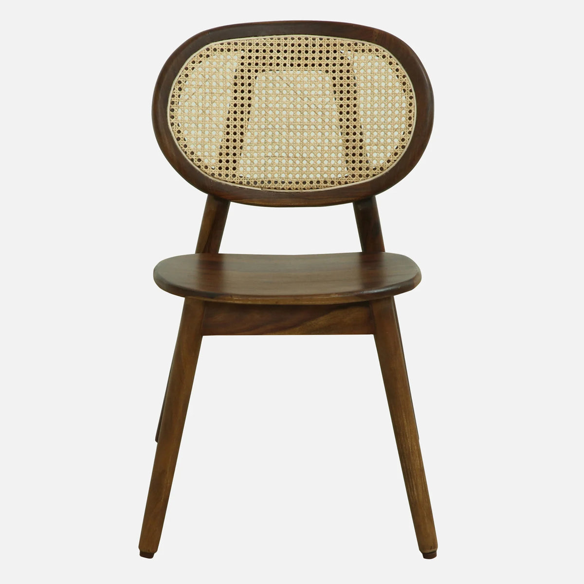 Mitto Sheesham Wood Dining Chairs In Provincial Teak Finish (Set Of 2)