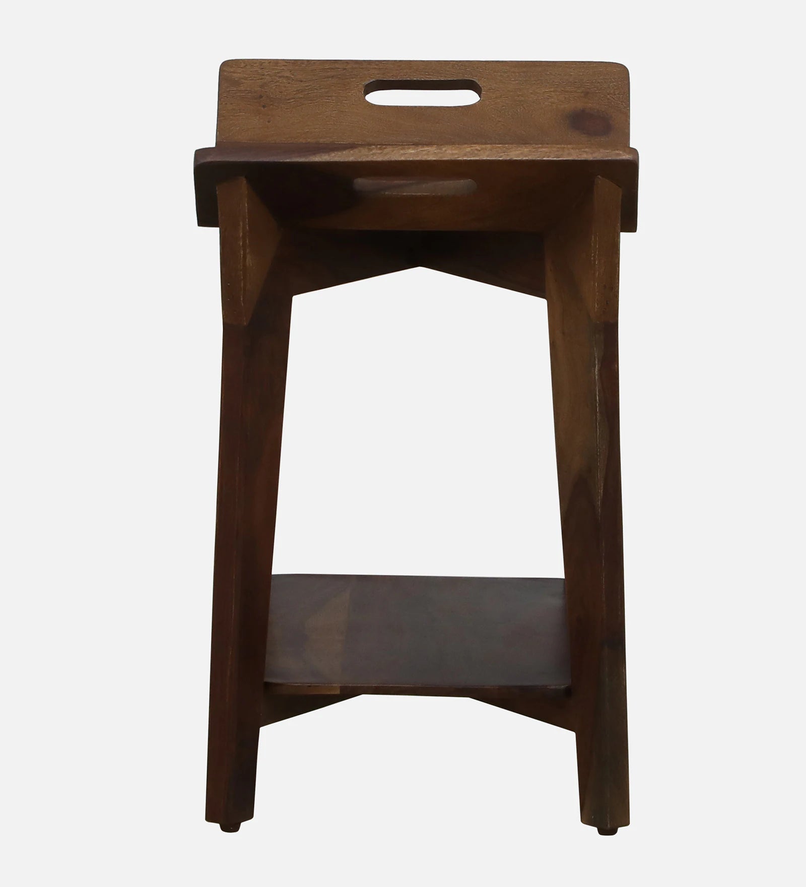 Rabat Sheesham Wood End Table In Provincial Teak Finish - Febonic Living