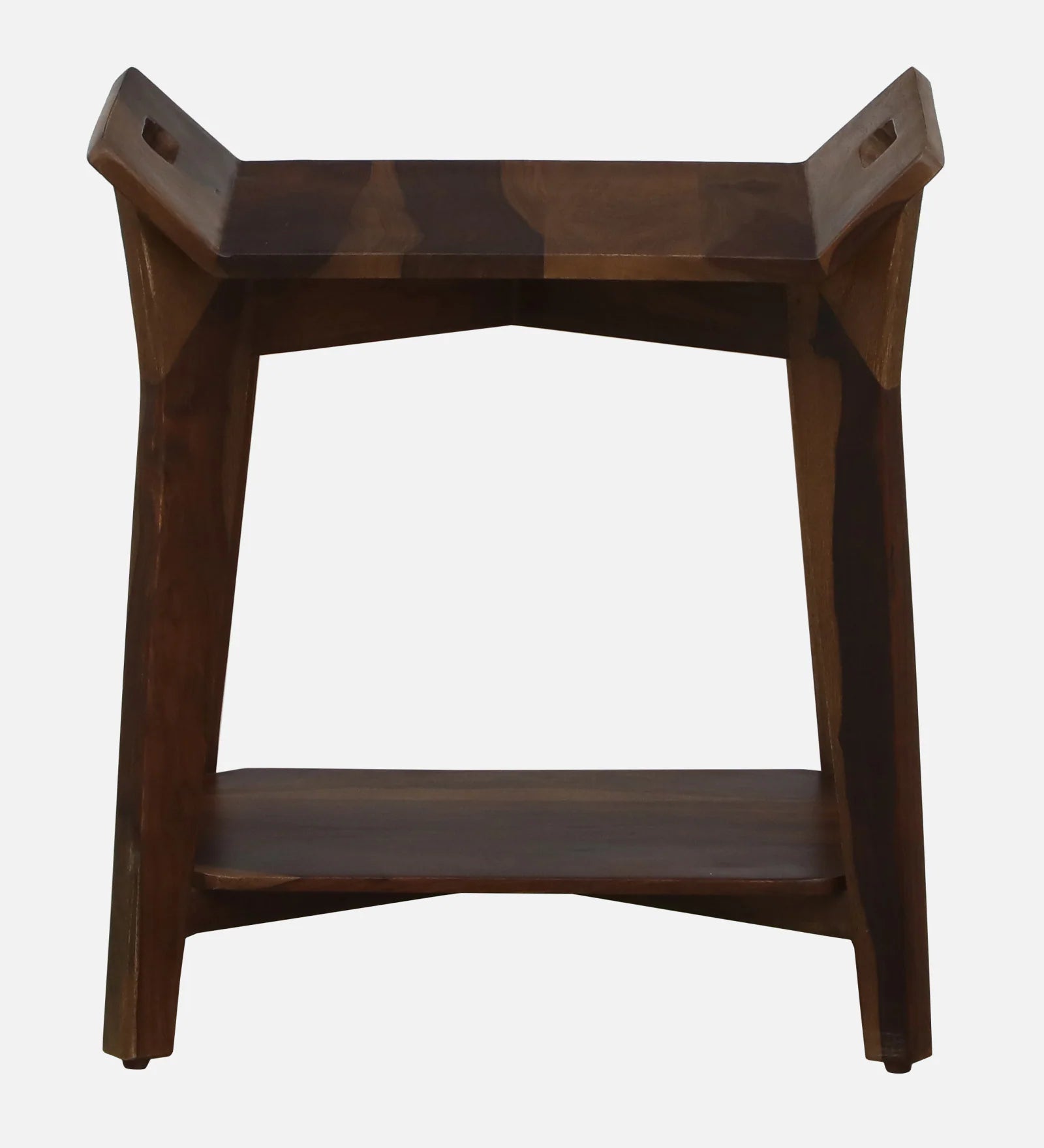 Rabat Sheesham Wood End Table In Provincial Teak Finish - Febonic Living