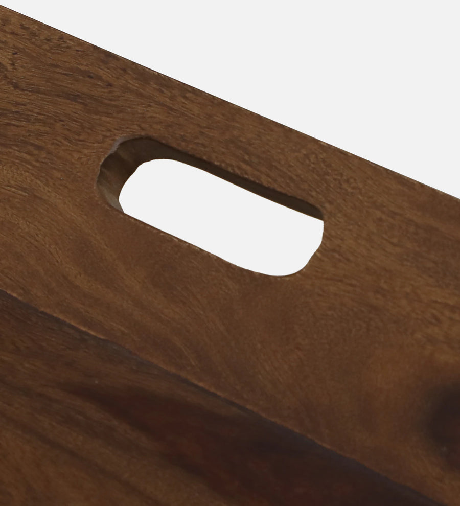 Rabat Sheesham Wood End Table In Provincial Teak Finish - Febonic Living