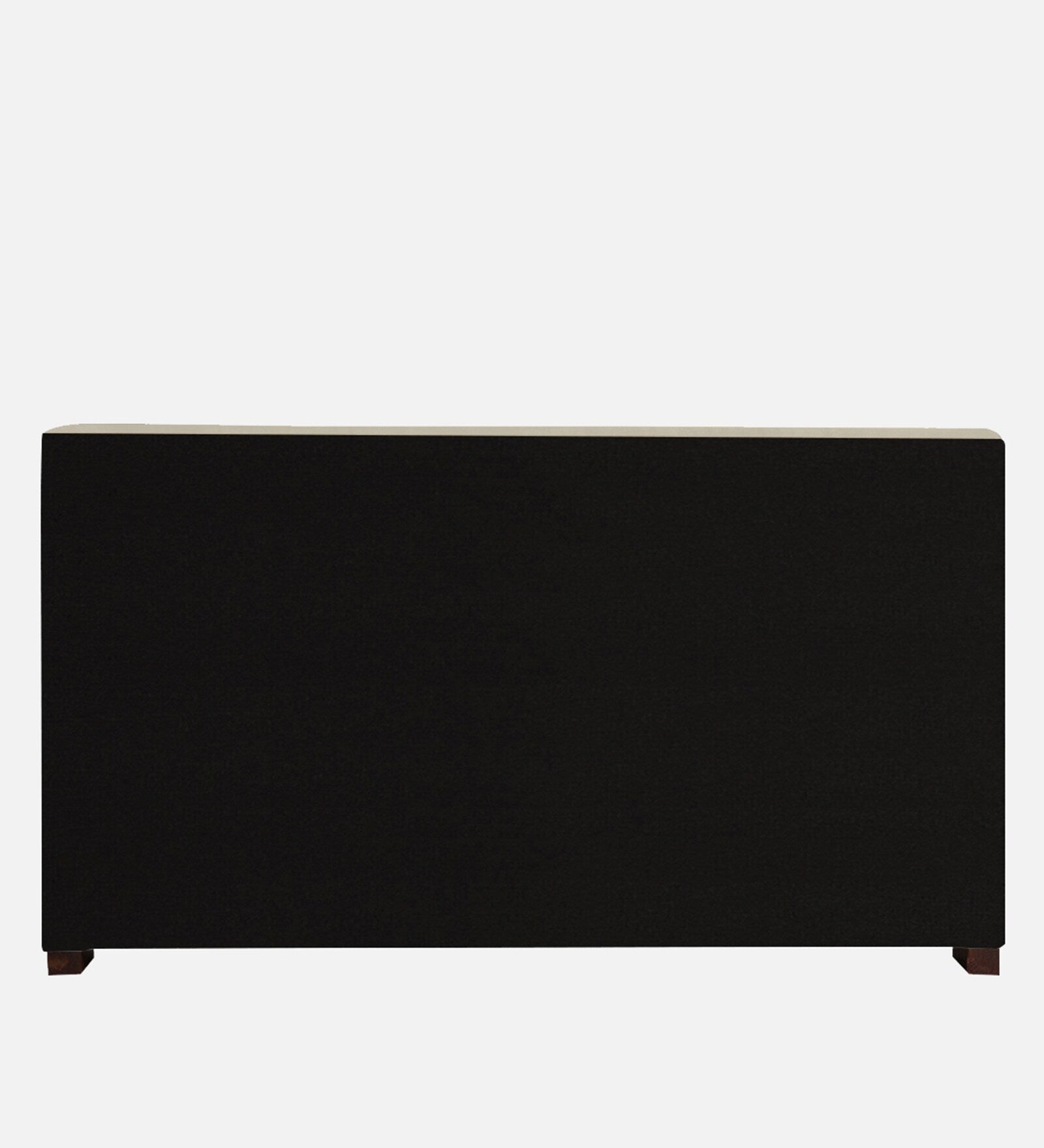 Mogra Fabric Upholstered Queen Size Bed In Ash Grey Colour