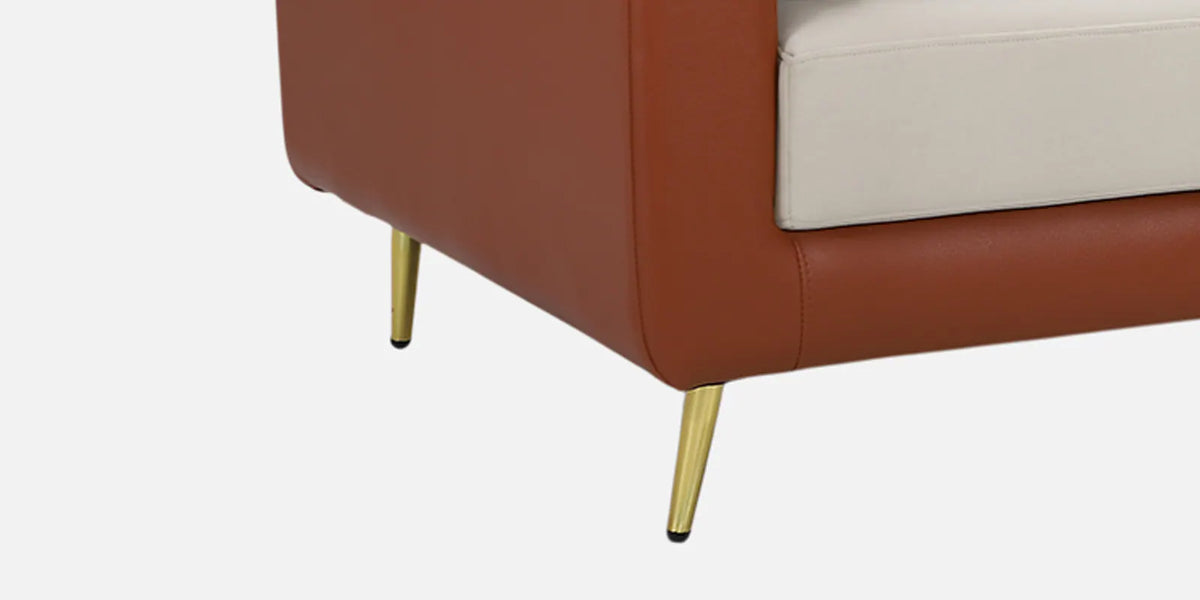 Montez Velvet 2 Seater Sofa - Brown And Beige Colour