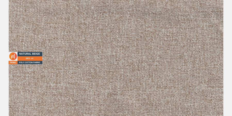 Bony Fabric 3 Seater Convertible Sofa Cum Bed In Natural Beige Colour - Febonic Living