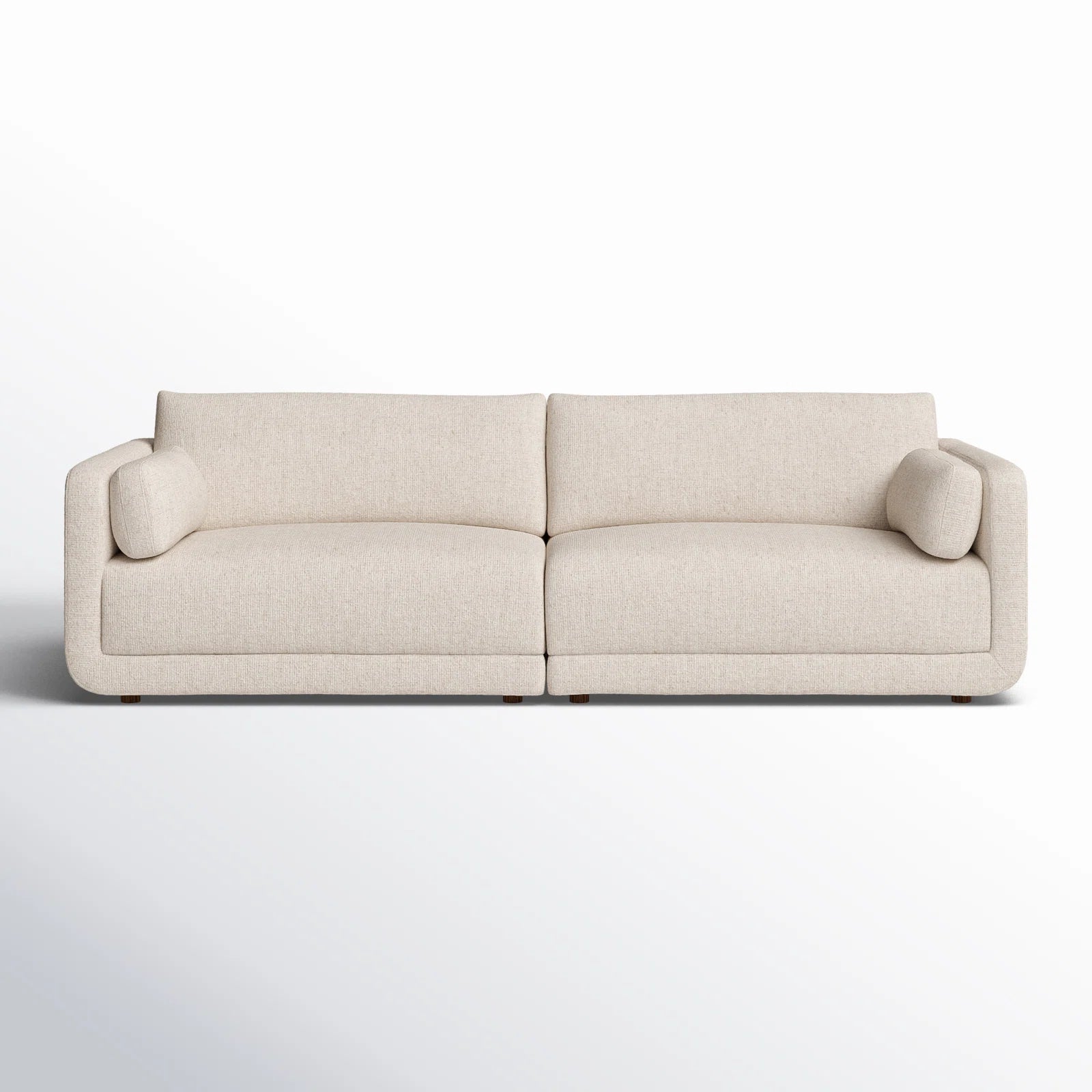 Phoenix Fabric 3 Seater Sofa In Natural Beige Colour