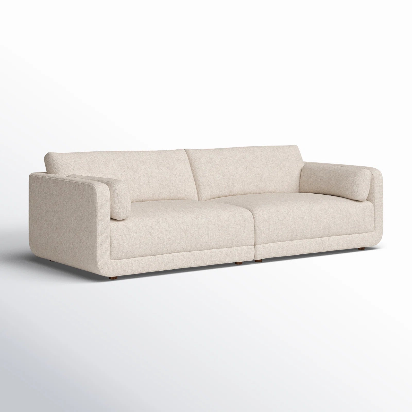 Phoenix Fabric 3 Seater Sofa In Natural Beige Colour