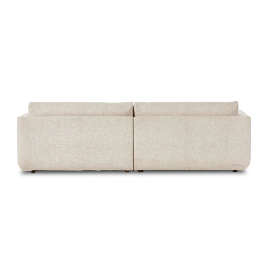 Phoenix Fabric 3 Seater Sofa In Natural Beige Colour - Febonic Living